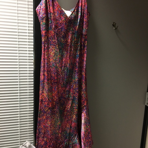 Notes Du Nord Passion Floral Silk Midi Dress - Picture 6 of 6